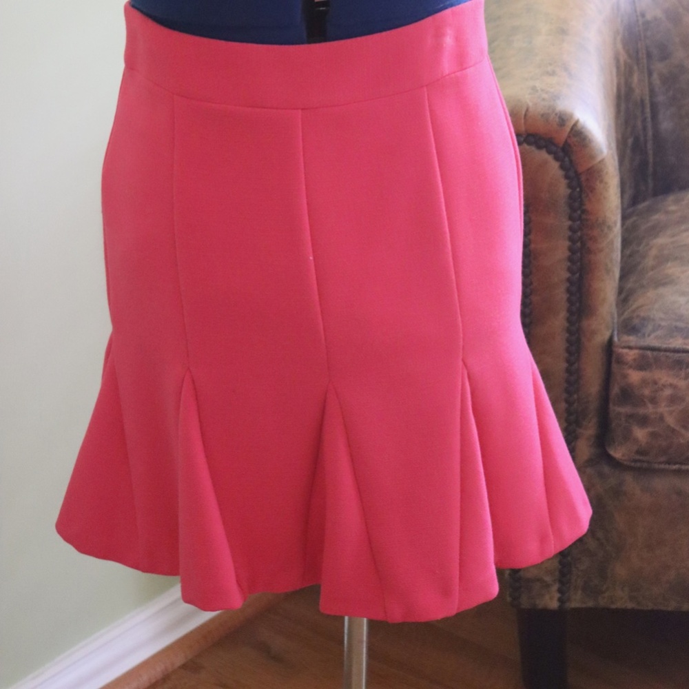 Banana Republic Hot Pink Tulip Skirt